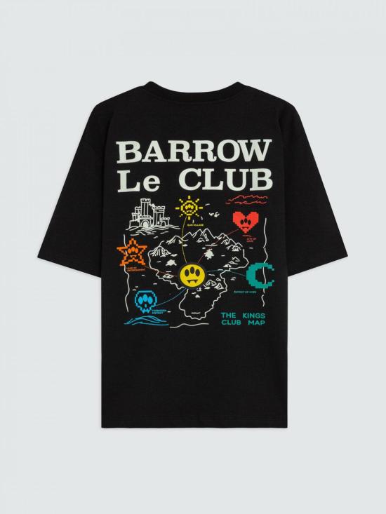26SS 바로우 반팔 티셔츠 S6BWUATH087 110 Black - BARROW