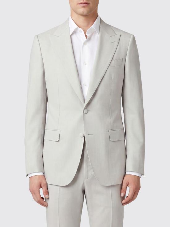 26SS 돌체앤가바나 싱글 브레스티드 울 포플린 자켓 G2NW0THU2BNR M2826 Beige