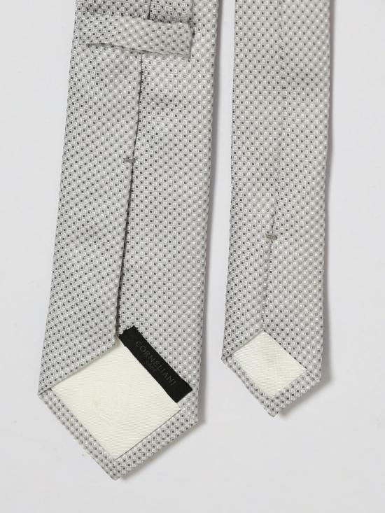 26SS 꼬르넬리아니 넥타이 27U9062720463 014 Grey 1 - CORNELIANI