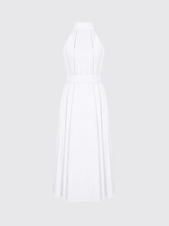 26SS 세미쿠튀르 롱 원피스 S6SK26 A030 White - SEMI-COUTURE