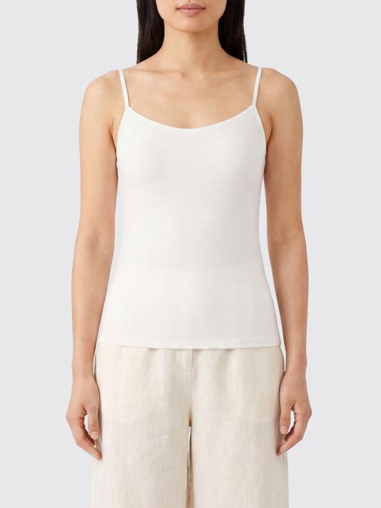 26SS 파트리지아페페 민소매 티셔츠 2M4470J013 W146 White