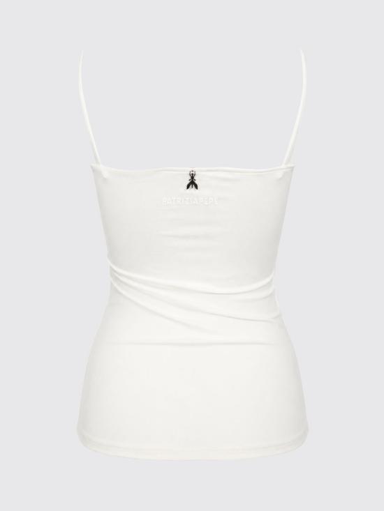 26SS 파트리지아페페 민소매 티셔츠 2M4470J013 W146 White - PATRIZIA PEPE