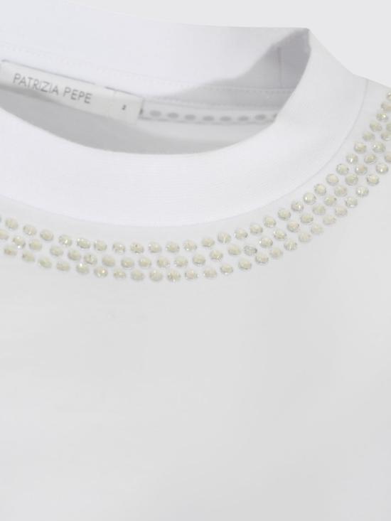 26SS 파트리지아페페 반팔 티셔츠 8M1818J111 W103 White - PATRIZIA PEPE