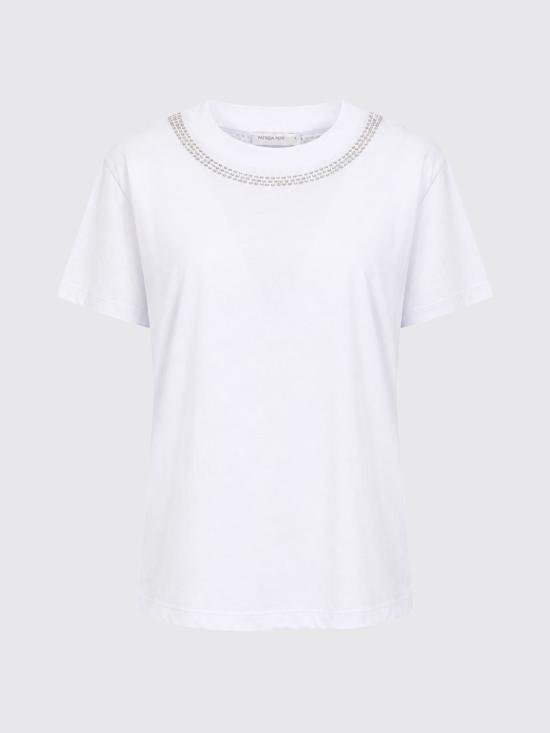 26SS 파트리지아페페 반팔 티셔츠 8M1818J111 W103 White - PATRIZIA PEPE