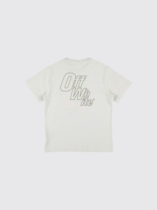 26SS [키즈] 오프화이트 티셔츠 OBAA016S26JER001 050 White - OFF WHITE