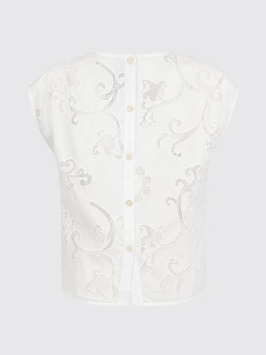 26SS 세미쿠튀르 반팔 티셔츠 S6SL01 A030 White - SEMI-COUTURE