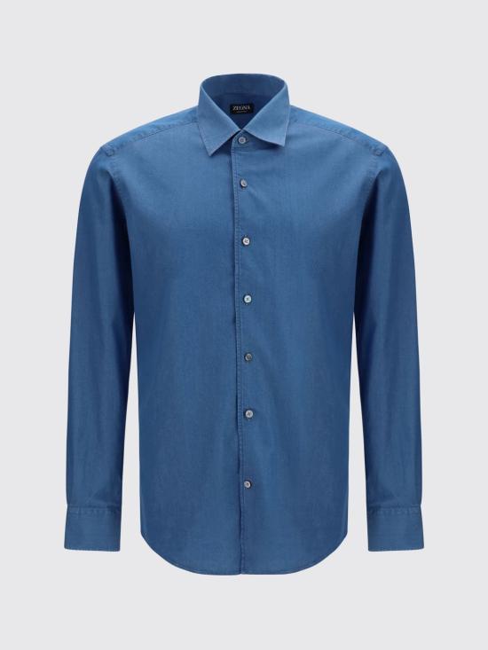 26SS 에르메네질도제냐 긴팔 셔츠 UHX25A3SRO1002G 054 Grey - ERMENEGILDO ZEGNA