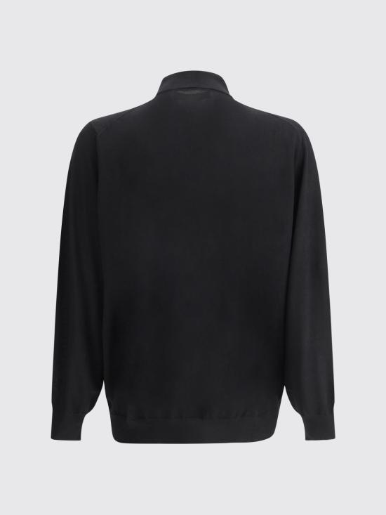 26SS 브루넬로 쿠치넬리 폴로 티셔츠 M2400295 CH101 Black - BRUNELLO CUCINELLI