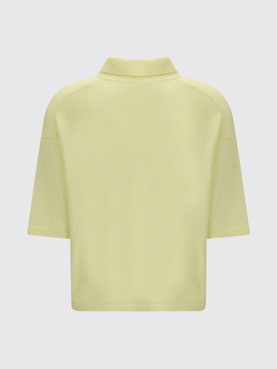 26SS 얼루드 폴로 티셔츠 26211164 4020 Yellow - ALLUDE