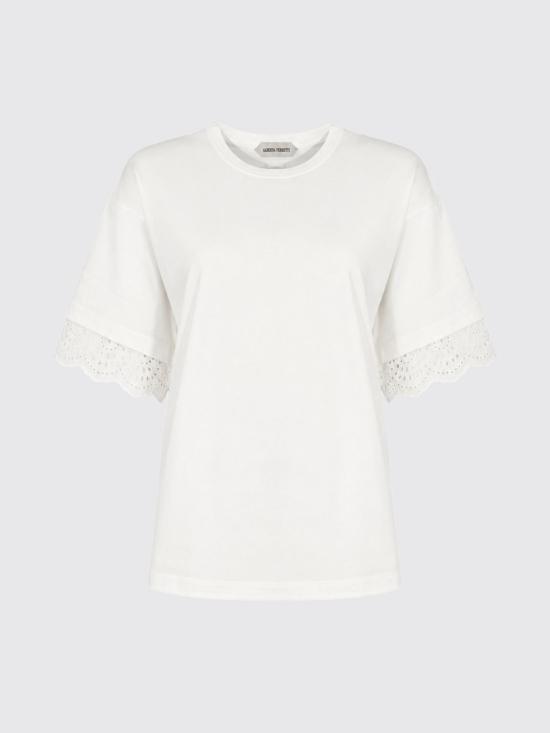 26SS 알베르타 페레티 반팔 티셔츠 07501695 0002 White - ALBERTA FERRETTI