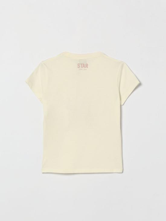 26SS [키즈] 골든구스 티셔츠 GKP01273 P002486 11560 White - GOLDEN GOOSE
