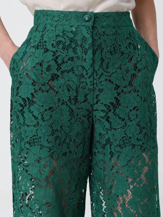 26SS 돌체앤가바나 코드네토 레이스 트라우저 FTCPTTHLMTB V8433 Green - DOLCE & GABBANA