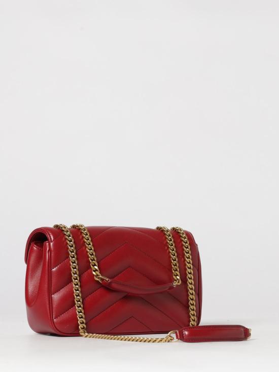 26SS 생로랑 루루 마틀라세 램스킨 스몰 숄더백 801437AAEAX 6946 Red - SAINT LAURENT