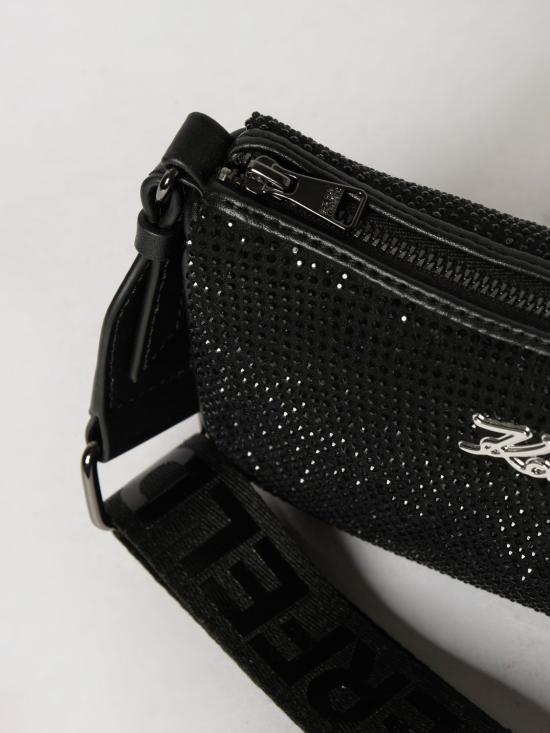26SS [키즈] 칼라거펠트 숄더백 Z31240 09B Black - KARL LAGERFELD
