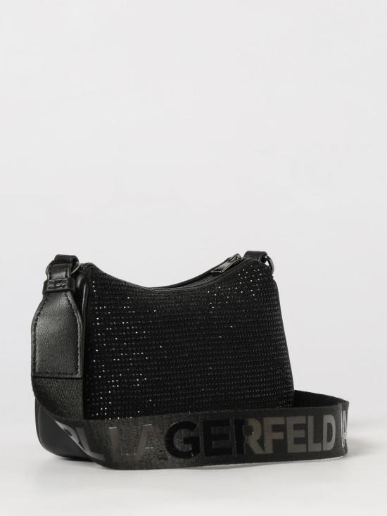 26SS [키즈] 칼라거펠트 숄더백 Z31240 09B Black - KARL LAGERFELD