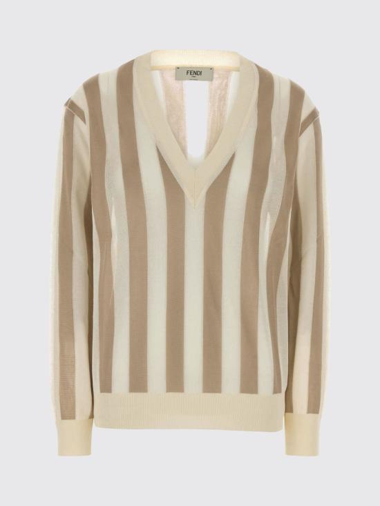 26SS 펜디 스웨터 FZXE93AW4Q F1W20 Beige - FENDI