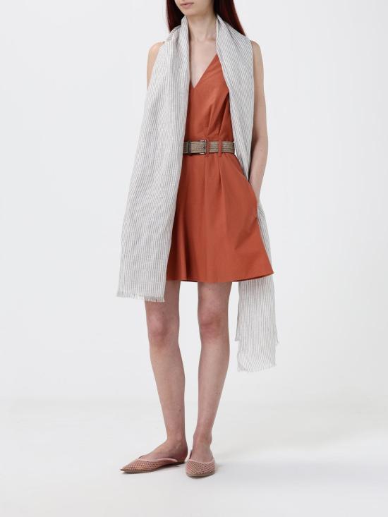 26SS 브루넬로 쿠치넬리 머플러/스카프 MSCDAGL73 CNZ65 White - BRUNELLO CUCINELLI