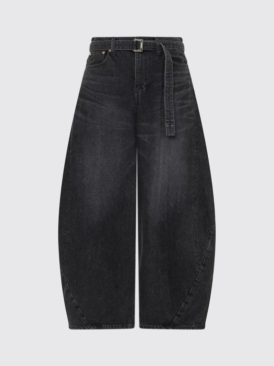 26SS 사카이 데님 팬츠 2603930M 001 Black - SACAI