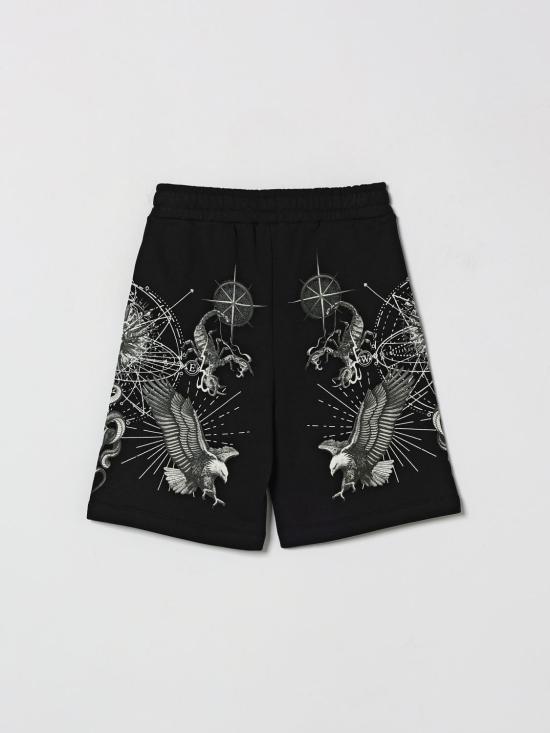 26SS [키즈] 필립 플레인 쇼츠/버뮤다 S6PHJBBE029 110 Black - PHILIPP PLEIN