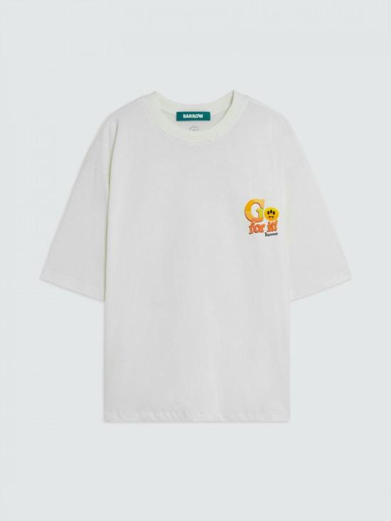 26SS 바로우 반팔 티셔츠 S6BWUATH079 412 White - BARROW