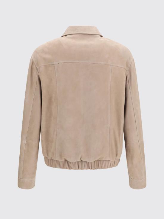 26SS 브루넬로 쿠치넬리 컨트리 스웨이드 블루종 MPCAO2071 CZT85 Nude - BRUNELLO CUCINELLI