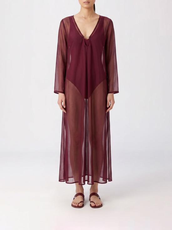 26SS 세인트바쓰 롱 원피스 AGH0002 08666L Burgundy
