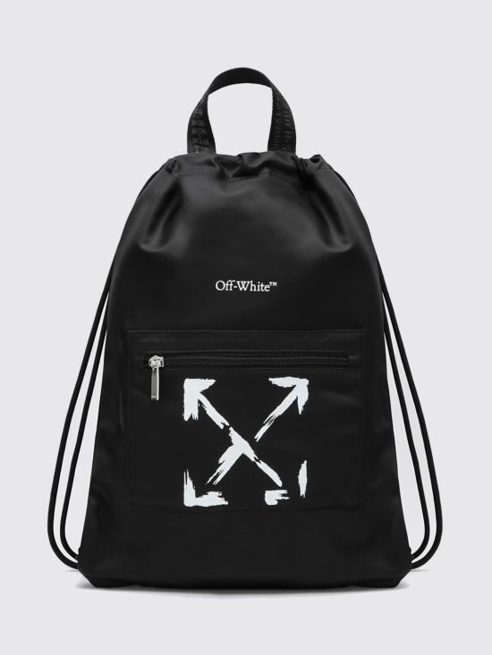 26SS [키즈] 오프화이트 백팩 OBNB005S26FAB0011001 001 Black