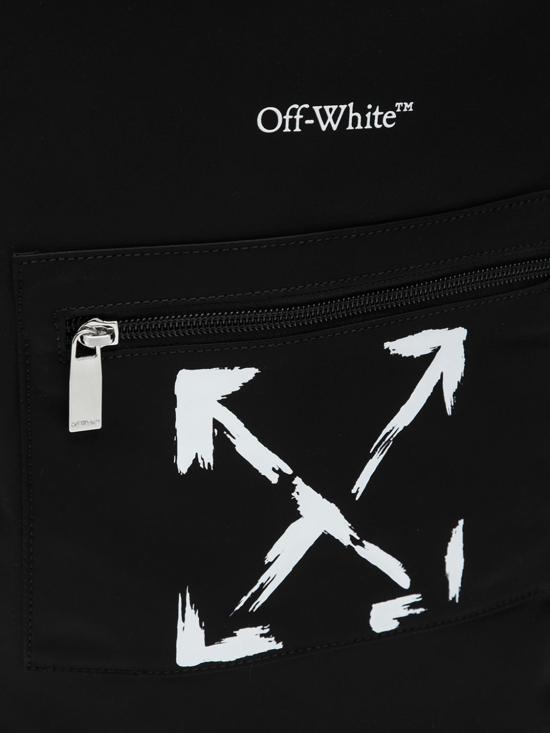 26SS [키즈] 오프화이트 백팩 OBNB005S26FAB0011001 001 Black - OFF WHITE