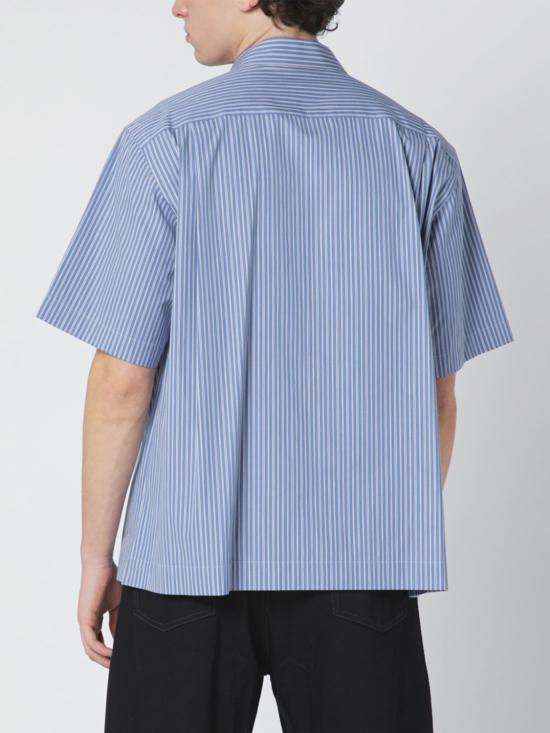 26SS 사카이 반팔 셔츠 2603981M 421 Blue - SACAI