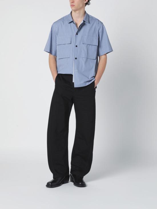 26SS 사카이 반팔 셔츠 2603981M 421 Blue - SACAI