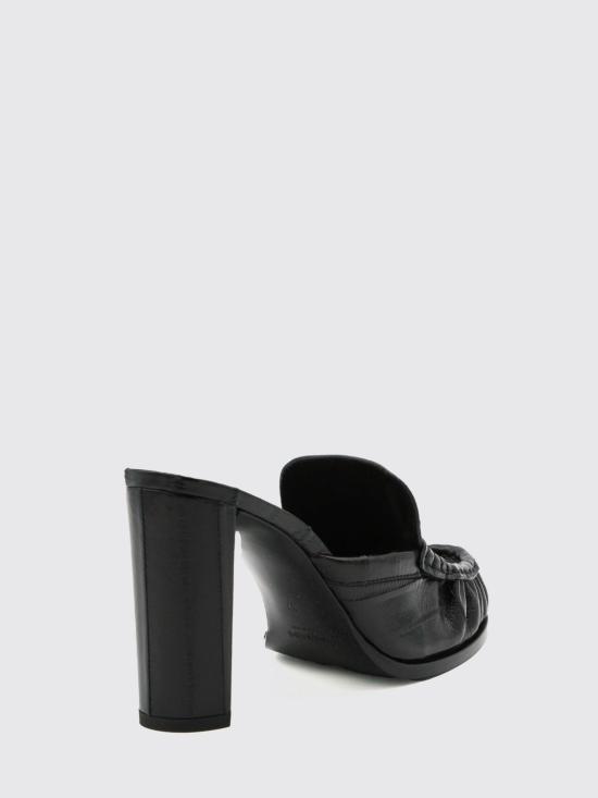 26SS 생로랑 뮬/슬리퍼 8697110WXAF 1000 Black - SAINT LAURENT