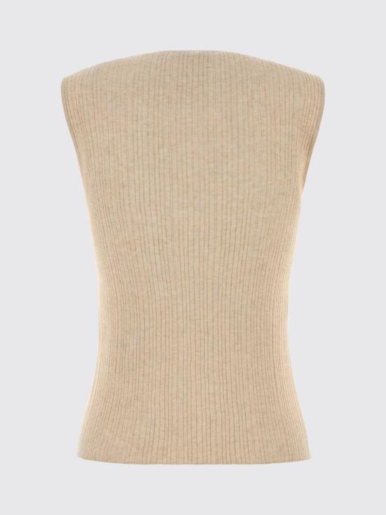 26SS 메종키츠네 민소매 티셔츠 QW00607KT1195 H218 Beige - MAISON KITSUNE