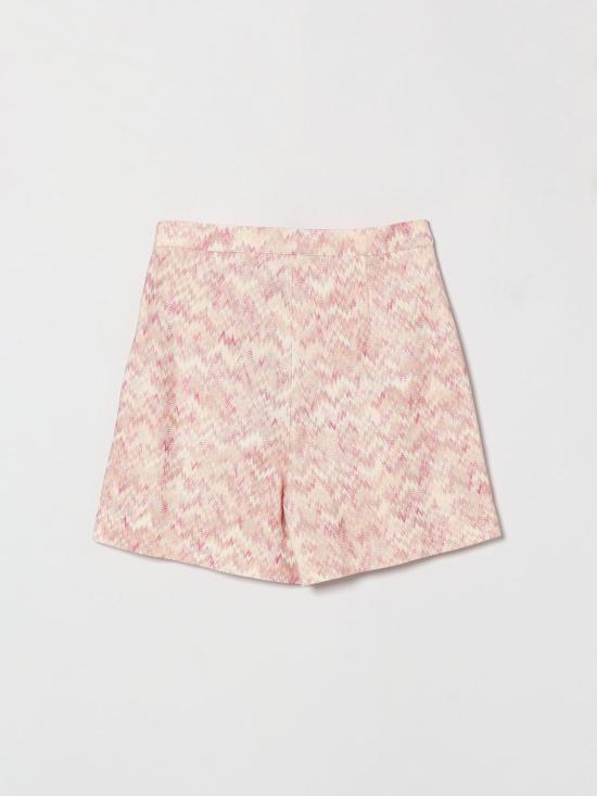 26SS [키즈] 미소니 쇼츠/버뮤다 MY7A11L0392 504FU Pink - MISSONI