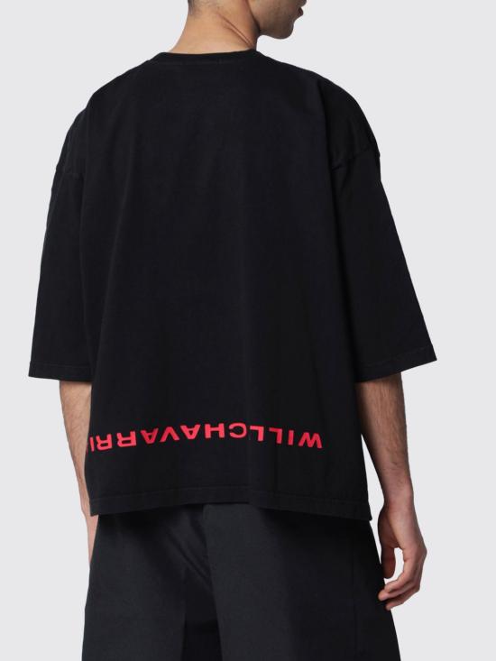26SS 윌리 차바리아 반팔 티셔츠 WCJSY0220 001 Grey - WILLY CHAVARRIA