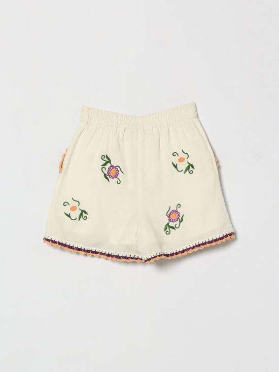 26SS [키즈] 스텔라 맥카트니 쇼츠/버뮤다 TY6E19Z0138 101 White - STELLA MCCARTNEY