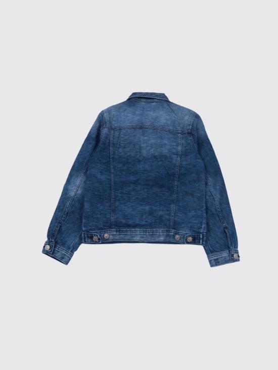 26SS [키즈] 디젤 캐주얼 자켓 00J4QCKXBSV K01 Blue - DIESEL