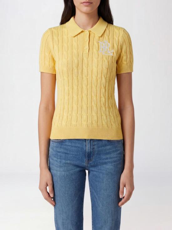26SS 랄프 로렌 폴로 티셔츠 200932224 017 Yellow