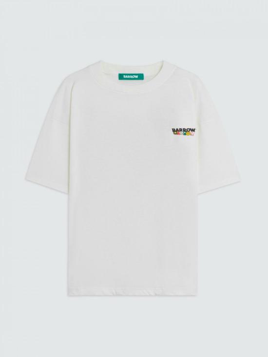 26SS 바로우 반팔 티셔츠 S6BWUATH032 412 White - BARROW