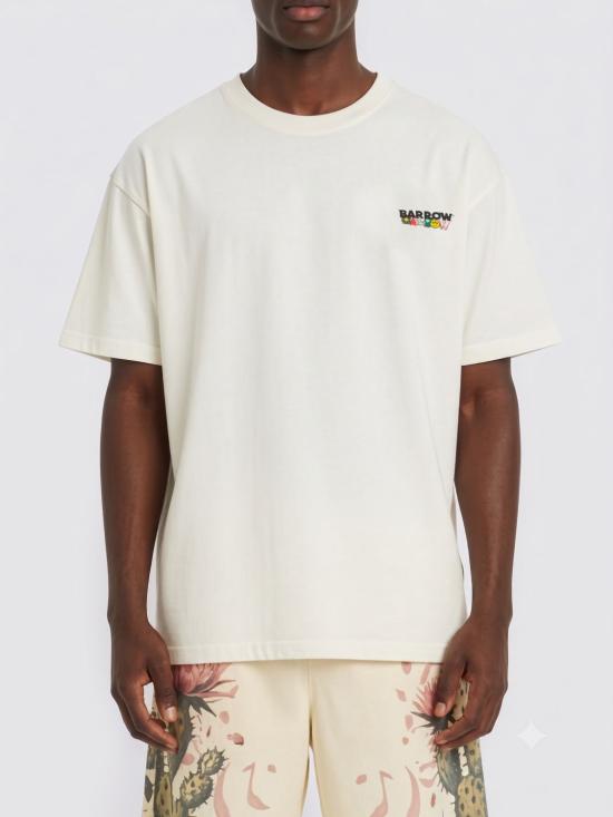 26SS 바로우 반팔 티셔츠 S6BWUATH032 412 White