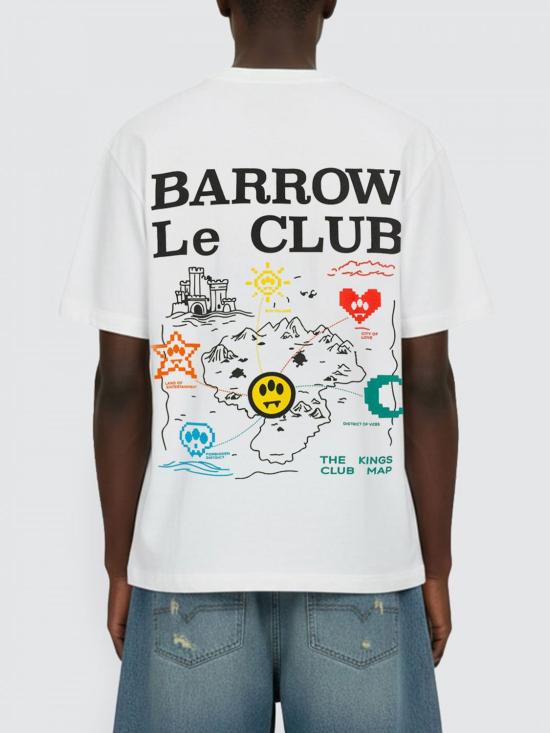 26SS 바로우 반팔 티셔츠 S6BWUATH087 412 White - BARROW