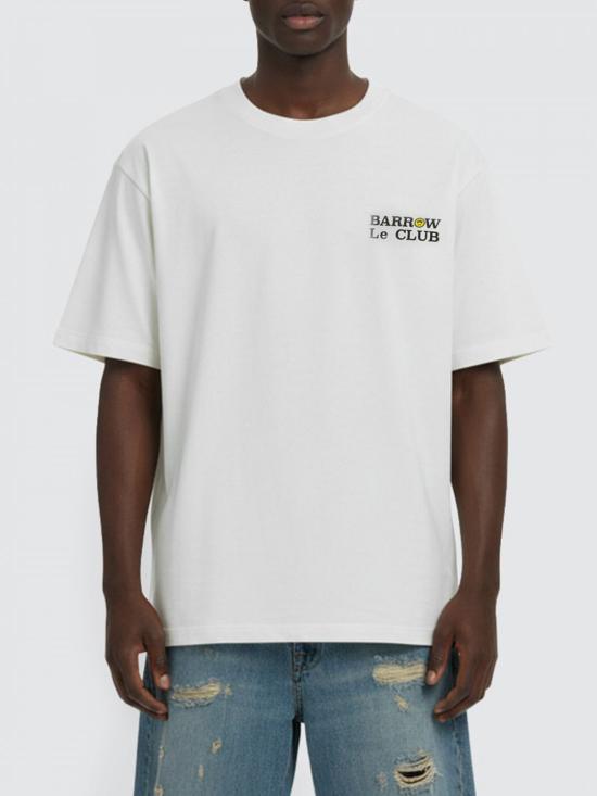26SS 바로우 반팔 티셔츠 S6BWUATH087 412 White