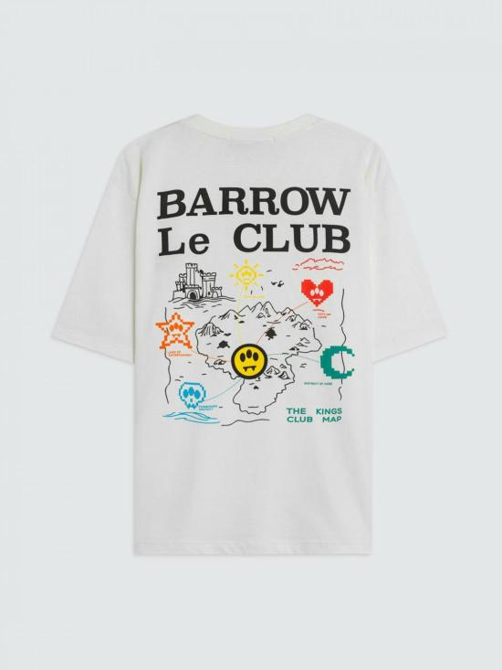26SS 바로우 반팔 티셔츠 S6BWUATH087 412 White - BARROW
