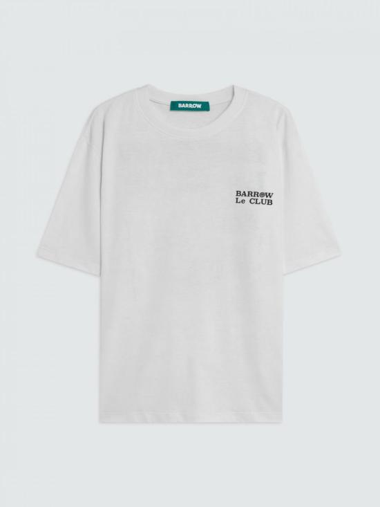 26SS 바로우 반팔 티셔츠 S6BWUATH087 412 White - BARROW