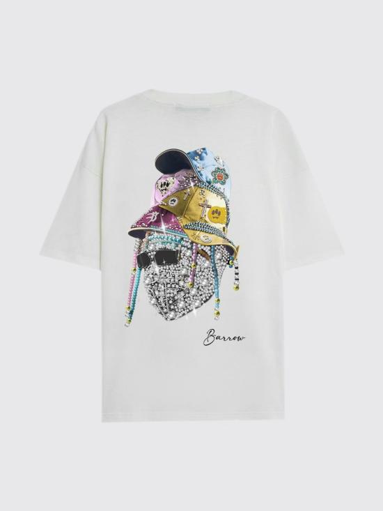 26SS 바로우 반팔 티셔츠 S6BWUATH099 412 White - BARROW