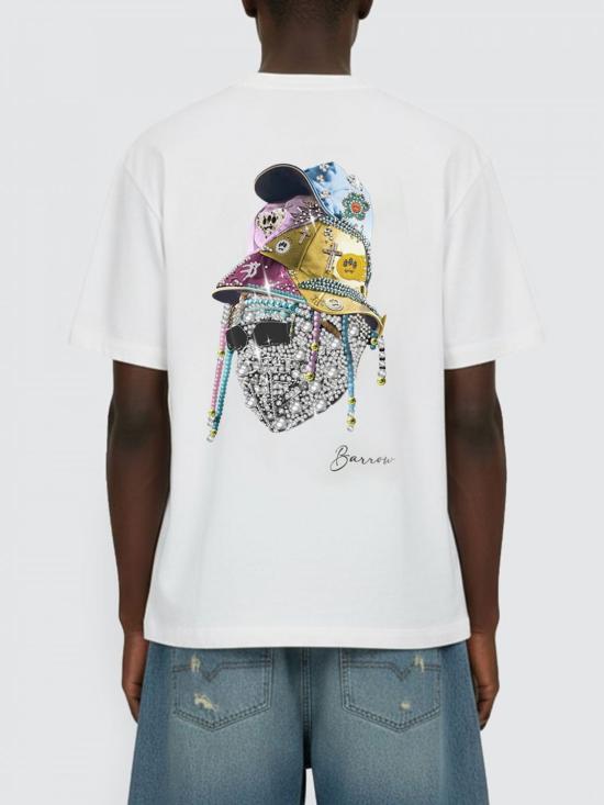 26SS 바로우 반팔 티셔츠 S6BWUATH099 412 White - BARROW
