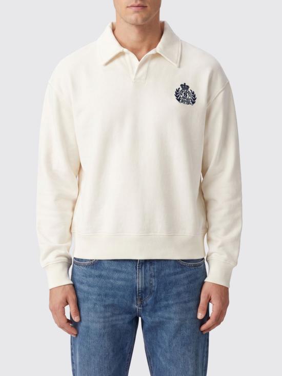 26SS 스포티앤리치 폴로 티셔츠 ST096710243WH01 WHITENAVY White
