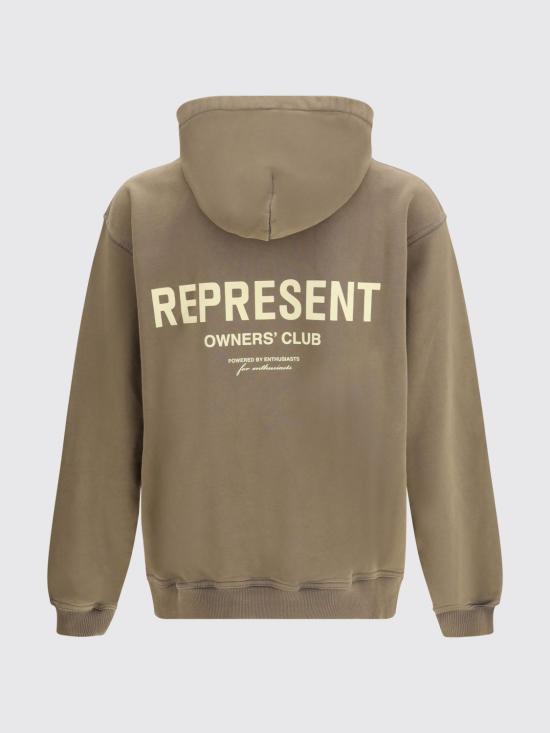 26SS 리프레젠트 후드 티셔츠 OCM41113 ALMOND Milk - REPRESENT