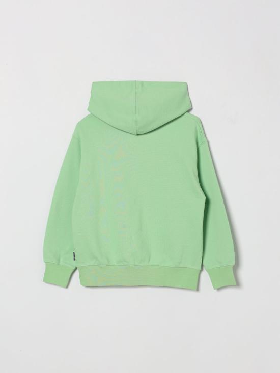 26SS [키즈] 팜앤젤스 풀오버 PBBB012S26FLE003 080 Green - PALM ANGELS