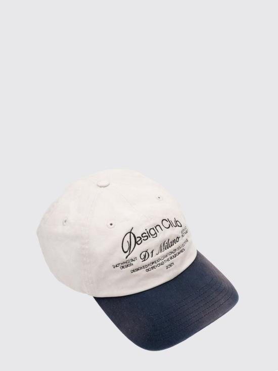 26SS D1밀라노 모자 CPCTU003 CREAM GREEN DESIGN CLUB CAP Cream - D1 MILANO