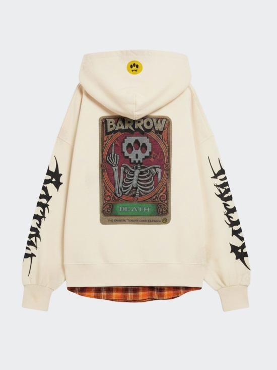 26SS 바로우 후드 티셔츠 S6BWUAHS021 013 Cream - BARROW